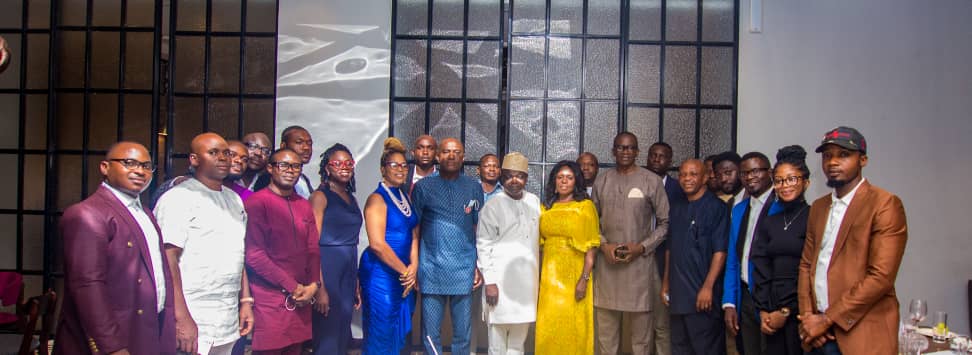 Cross section of some staff and Engr. Alofe